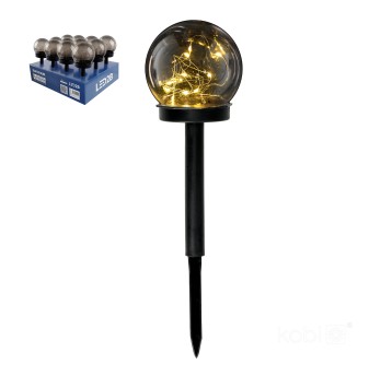 Solar bollard lamp LED GLOBE 3000K IP44 LED2B