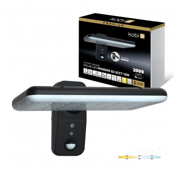 Solar floodlight LED PHOENIX G2 15W 2CCT IP65 Kobi