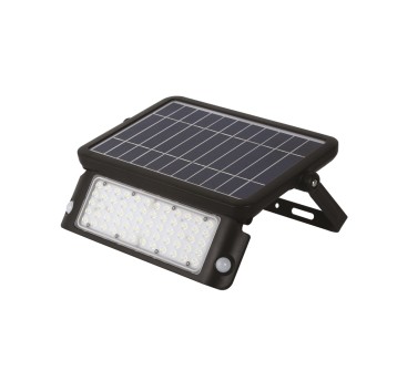 Solar floodlight with motion sensor LED MHC 10W 4000K IP65 Kobi