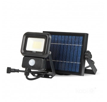 Solar floodlight with motion sensor LED NCS 10W 6500K IP65 LED2B