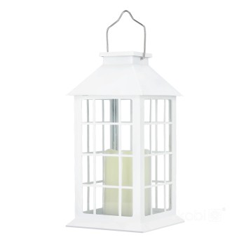 Solar garden lamp LED CANDELIO 2700K white LED2B