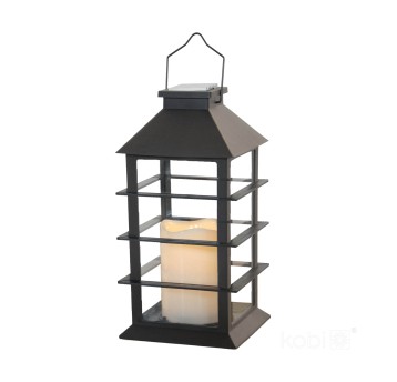 Solar garden lamp LED CANDELIO P 2700K IP44 black LED2B