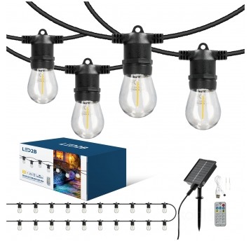 Solar garland LED STARLIGHT NEO 20m 20x0,042W E27 LED2B
