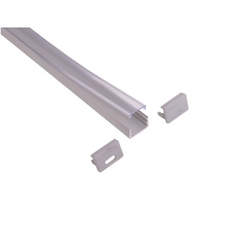 Surface profile MIKRO P21S anodized 1m silver