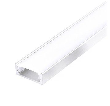 Surface profile P01 white + milky cover 2m Kobi