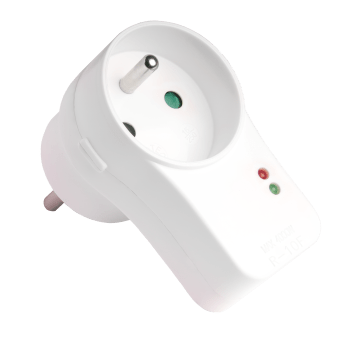 Surge splitter 1s/with grounding white Elgotech