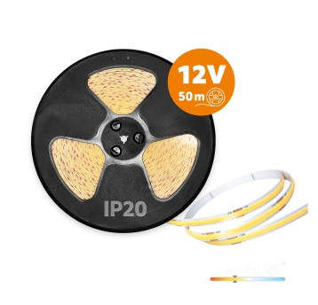 Taśma LED TRAMO 320 COB 50m 3000K 12V IP20 Kobi Premium
