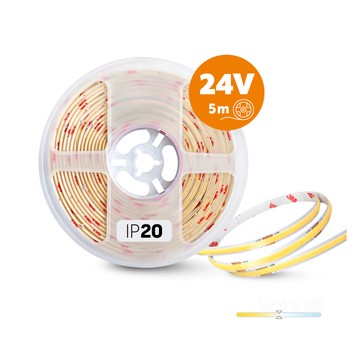 Taśma LED TRAMO 320 COB AMBIENT 5m 4000K 24V IP20 Kobi Premium