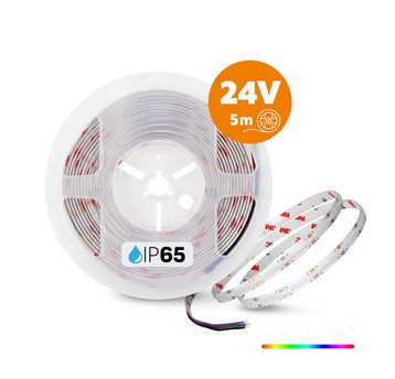 Taśma LED TRAMO 672 COB 5m RGB 24V IP65 Kobi Premium