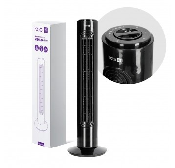 Tower fan VENLO 45W black Kobi