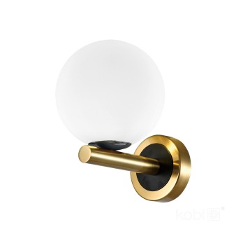 Wall lamp GLOBE ELEGANCE BL GOLD K 1xG9 Kobi Design