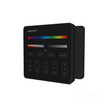 Wall-mounted 4-zone control panel RGB/RGBCCT/CCT MIBOXER B4-B