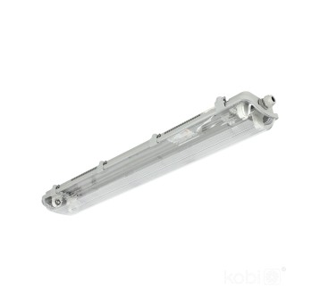 Waterproof fixture HERMETIC 2x60 IP65 Kobi