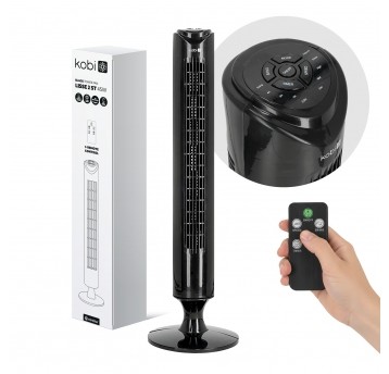 Wentylator wieżowy LISSE 2 ST 45W czarny Kobi Windstar