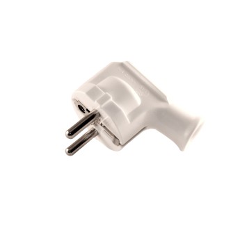 Wtyczka kątowa WT-35 Zu UNISCHUKO biała Elgotech