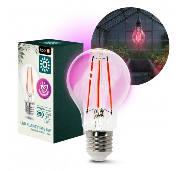Żarówka do roślin LED PLANTY FGS 8W E27 1200K Kobi Design