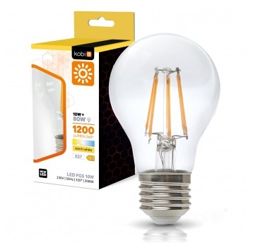 Żarówka filamentowa LED FGS 10W E27 3000K Kobi