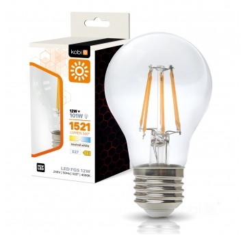 Żarówka filamentowa LED FGS 12W E27 4000K Kobi