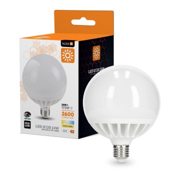 Żarówka LED G120 24W E27 3000K Kobi