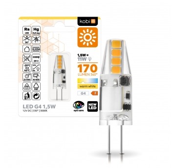 Żarówka LED G4 1,5W 3000K Kobi