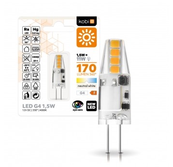Żarówka LED G4 1,5W 4000K Kobi