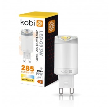 Żarówka LED G9 3W 3000K Kobi