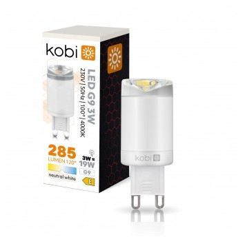 Żarówka LED G9 3W 4000K Kobi