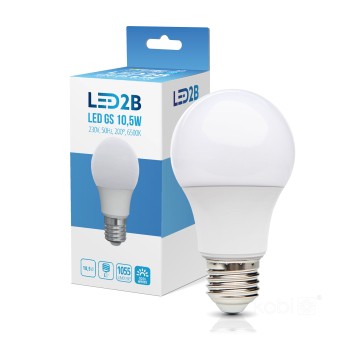 Żarówka LED GS 10,5W E27 6500K LED2B