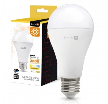 Żarówka LED GS 22W E27 3000K Kobi