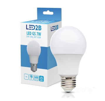 Żarówka LED GS 7W E27 6500K LED2B