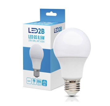 Żarówka LED GS 8,5W E27 6500K LED2B