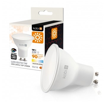 Żarówka LED GU10 1W 4000K Kobi