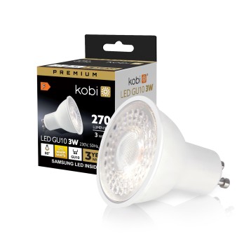 Żarówka LED GU10 3W 3000K Kobi Premium