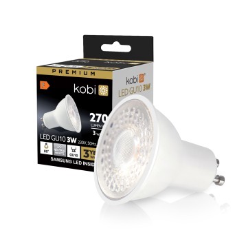 Żarówka LED GU10 3W 4000K Kobi Premium