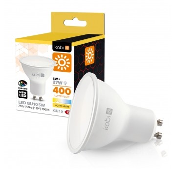 Żarówka LED GU10 5W 3000K Kobi