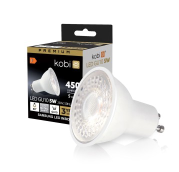Żarówka LED GU10 5W 4000K Kobi Premium