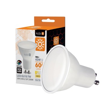 Żarówka LED GU10 7W 3000K Kobi
