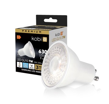 Żarówka LED GU10 7W 6500K Kobi Premium