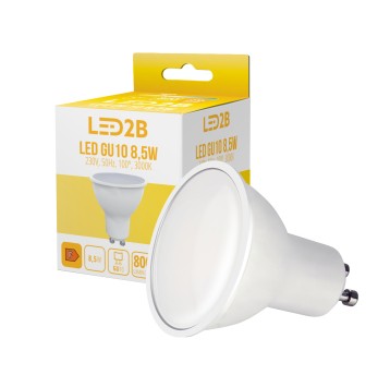 Żarówka LED GU10 8,5W 3000K LED2B