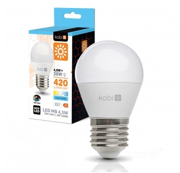 Żarówka LED MB 4,5W E27 6000K Kobi