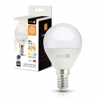 Żarówka LED MB 6W E14 4000K Kobi