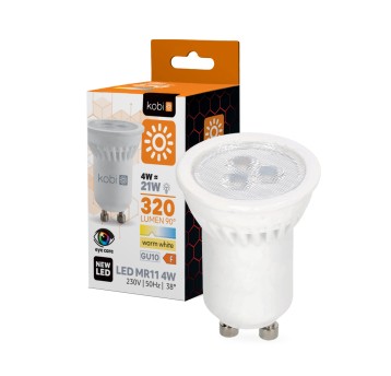 Żarówka LED MR11 4W GU10 3000K Kobi