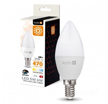 Żarówka LED SW 6W E14 4000K Kobi