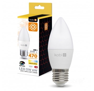 Żarówka LED SW 6W E27 3000K Kobi