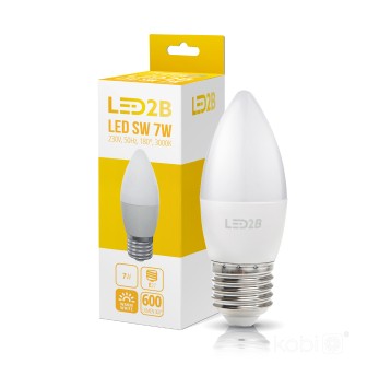 Żarówka LED SW 7W E27 3000K LED2B