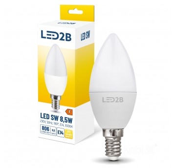Żarówka LED SW 8,5W E14 3000K LED2B