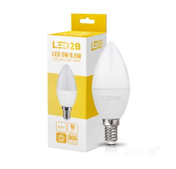 Żarówka LED SW 8,5W E14 3000K LED2B