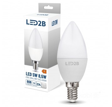 Żarówka LED SW 8,5W E14 4000K LED2B