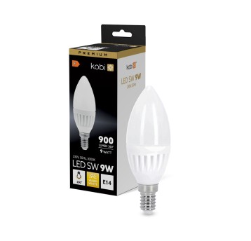 Żarówka LED SW 9W E14 3000K Kobi Premium