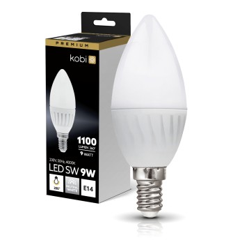 Żarówka LED SW 9W E14 4000K Kobi Premium